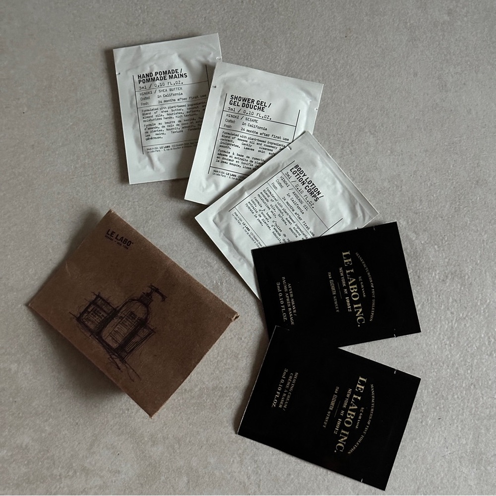 Le Labo Skincare & Body Care Travel Sample Set - Handpicked Selection